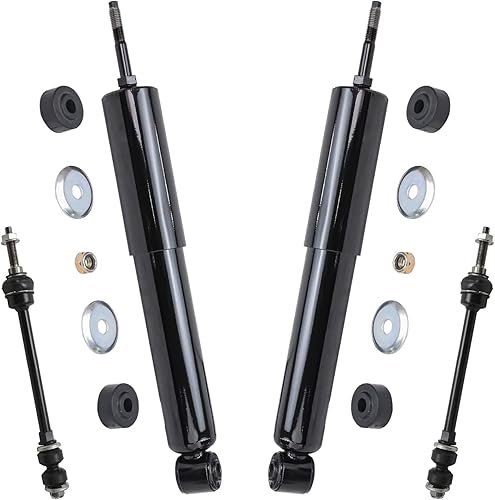 Miniatura 128 de Detroit Axle - Amortiguadores traseros para Chevrolet Equinox GMC Terrain Pontiac Torrent Saturn Vue Suzuki XL-7, 2 Amortiguadores traseros