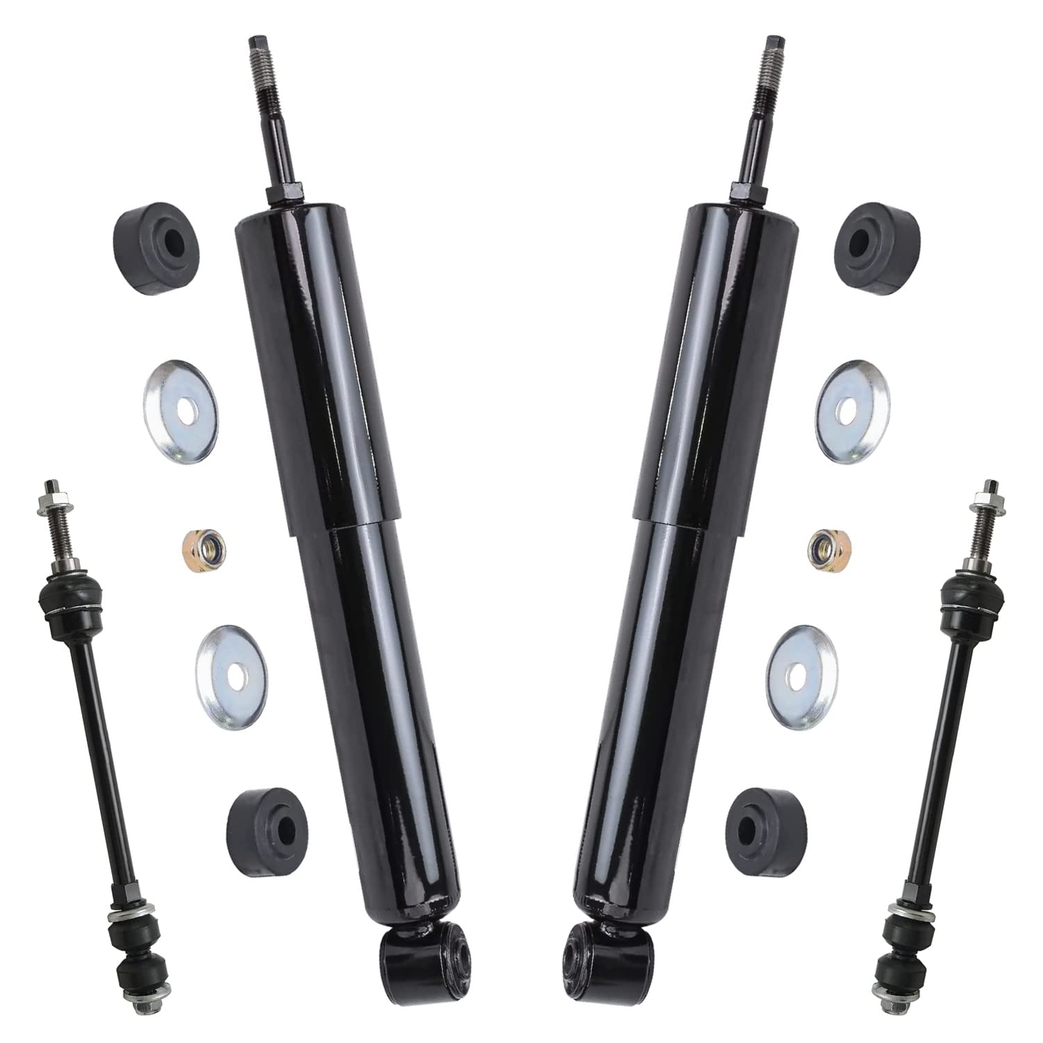 Detroit Axle - 4WD Front Shock Absorbers Kit for 2002-2005 Dodge Ram 1500