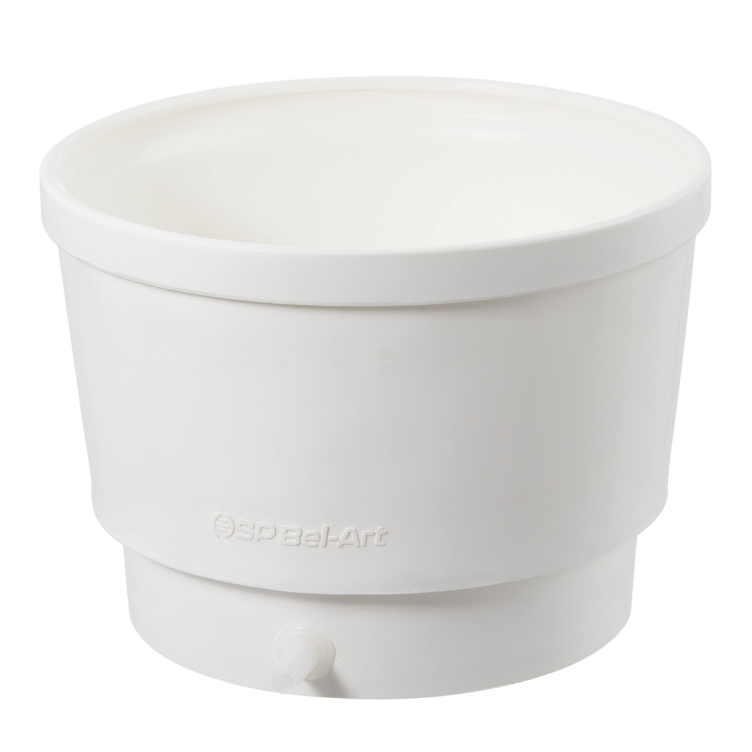 bel-art scienceware polietileno Buchner embudo de mesa con perforado fijo placa, 10.25" Inside Diameter x 8" Height, blanco, 1