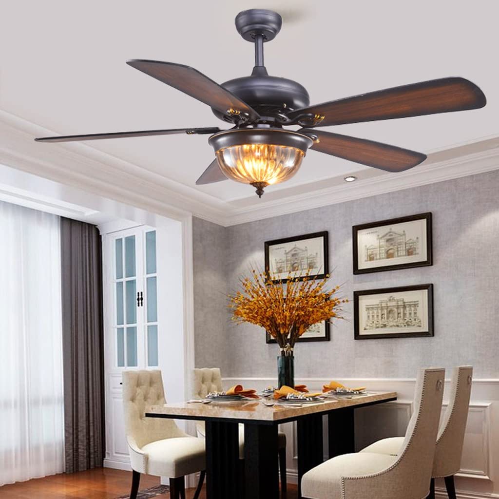 Amazon.co.jp: クラシックアンティークシーリングファン LEDライトと