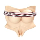 Liifun 7th Generation Silicone Breast Forms Fake Breastplate Bra Enhancer for Mastectomy&sol;Flat Chest Women
