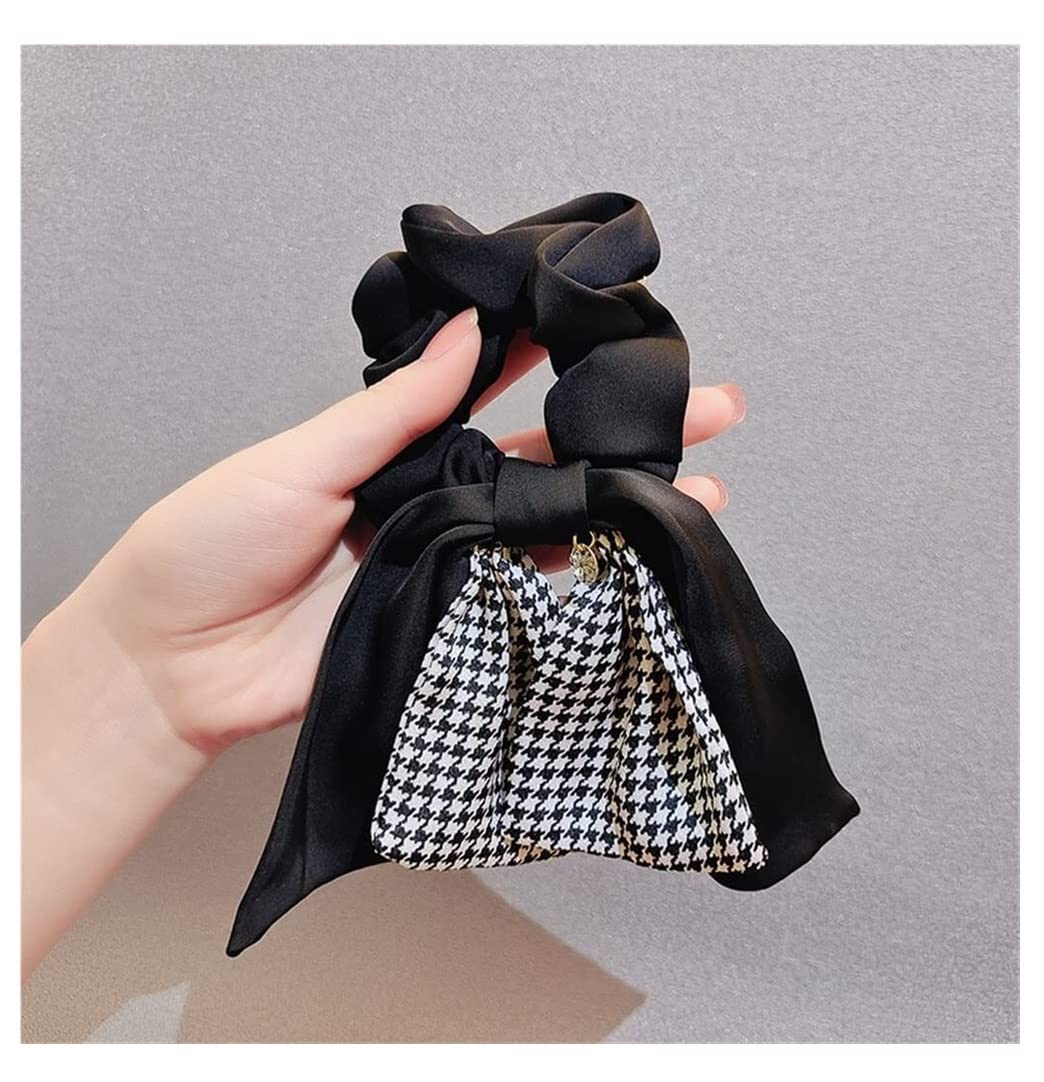 Feste Elastici Capelli 2pcs Bow Knot Head Rope Women Tie A Ponytail Sciarpa Fascia Per Capelli Anello Per Accessori Per Decorazione