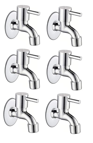 oleanna Turbo bib Cock Tap with Wall Flange(Chrome) Set-6