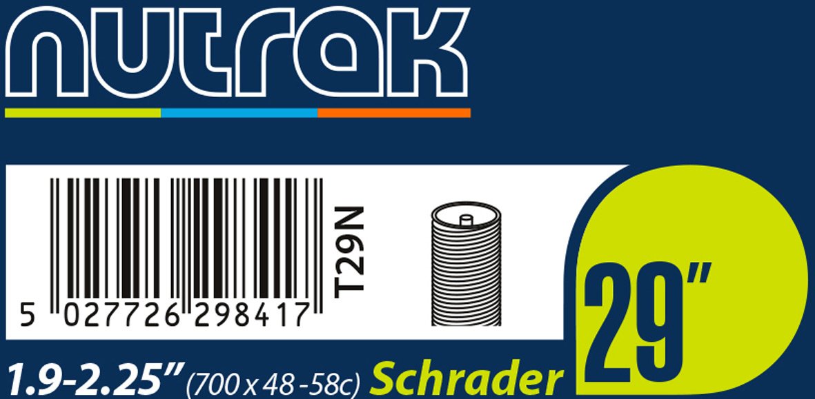 Nutrak 29 X 1.9-2.25 inch Schrader Inner Tube
