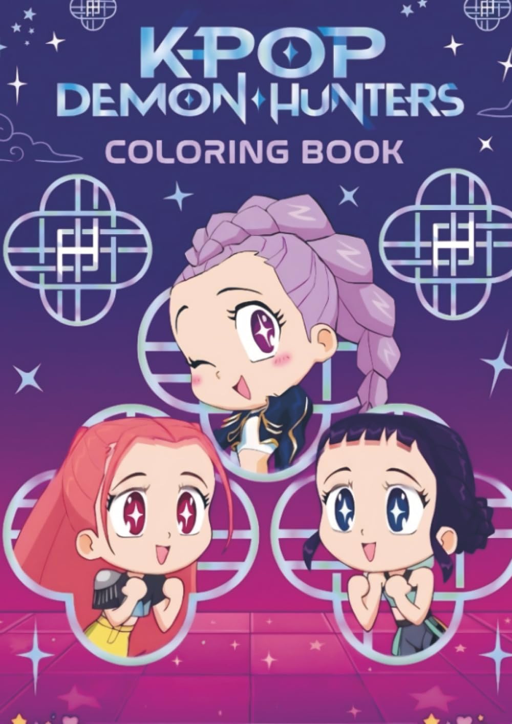 KPop Demon Hunters Coloring Book: A Kawaii Coloring Book with Cute K-Pop Idols, Demons, and Magical Adventures | 50+ Stress Relief Pages for Teens, Tweens, and Adult Fans