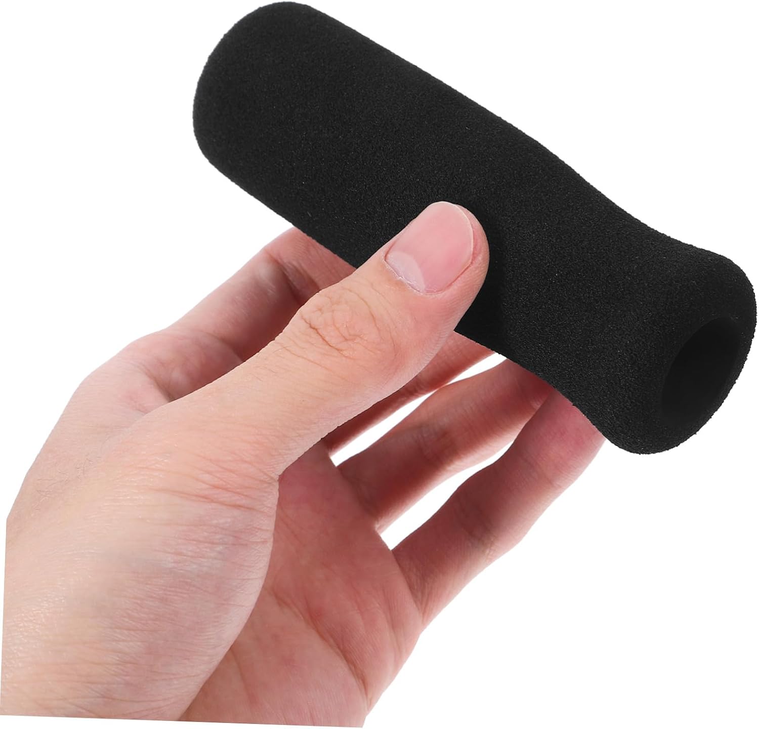 Soft Walker Hand Grips Cane Handle Covers Sponge Cushion Padding Non-slip Crutch Handgrips Protector for Mobility Aid Walking Support Black 7 Pieces