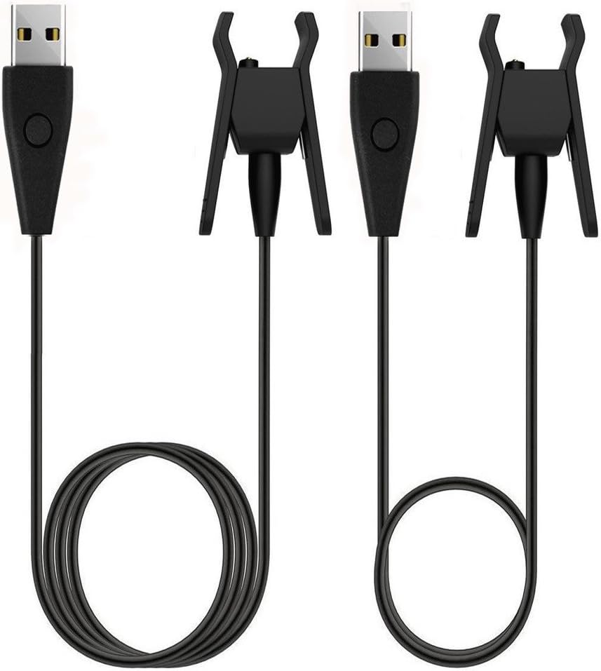 CAVN 2-Pack Alta Charger Including Reset Button (1FT + 3FT), Replacement USB Charging Cable Cord Compatible Alta Fitness Tracker (with Reset Button)