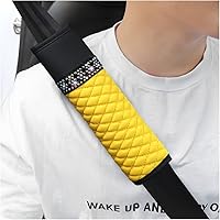 Vista 11 de zipelo - 2 piezas de fundas para cinturón de seguridad de auto, almohadillas de cuero transpirable para el hombro que protegen tu cuello