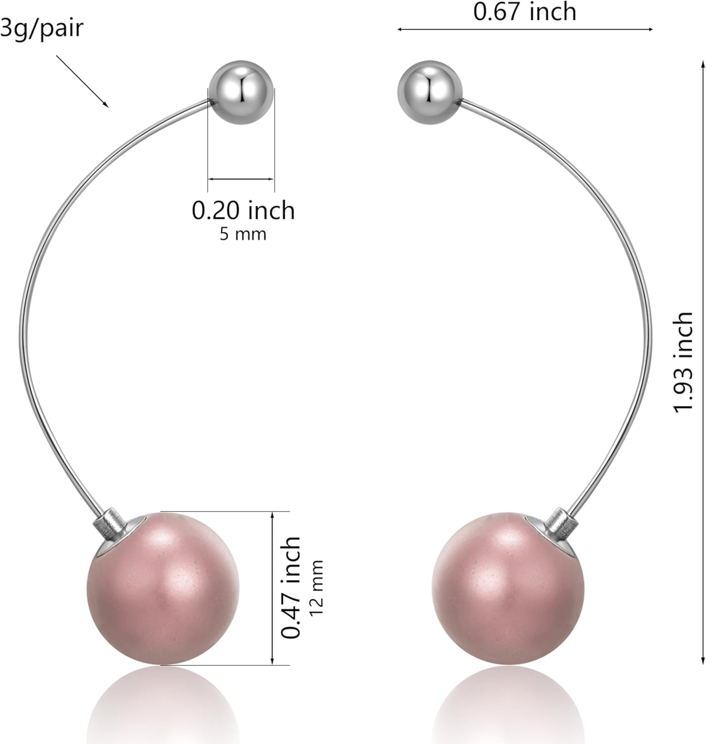 Trendy Long Thread Ball Dangle Earrings Set for Women, Colorful Drop Earrings, 6/16 Pcs DIY Interchangeable Aluminum Alloy Beads, Titanium Ear Hooks, Lightweight and Sensitive Ear Friendly - Image 5