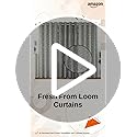 Image of FRESH FROM LOOM 80% Black out Curtains for Door 8 Feet|Door Window Curtain|Premium Polyester Weaved Parda|Modern Parde for Living Room Bedroom|Home Office Screen|Grommet Curtains(Set of 3,Grey)