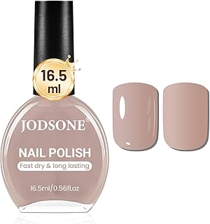 JODSONE 16.5ml Light Brown Nail Polish Large Volume Quick Dry Nail Polis...