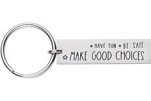 Graduation Gifts for Daughter Son Students, Make Good Choices Keychain for 2022