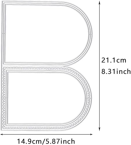 Miniatura 2 de Troqueles de metal para arco de boda para hacer tarjetas, plantillas de corte para álbumes de recortes, álbum de fotos, papel decorativo, plantilla