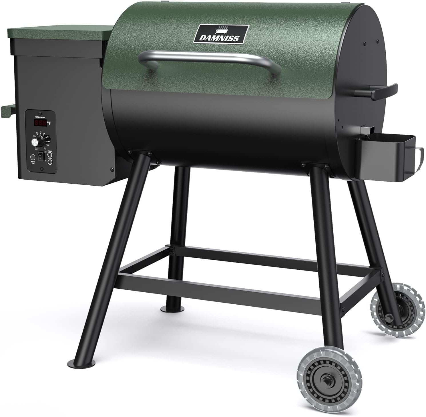 Electric Wood Pellet Grill 8-in-1 with PID temp control