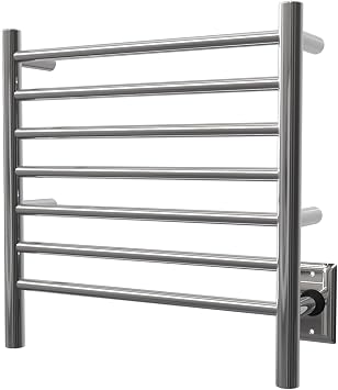 Amba RWHS-SP Radiant Small Hardwired and Plug-in Towel Warmer, Polished