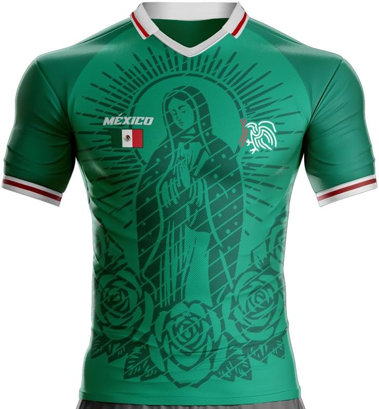 Mexico Retro MX-241 Football Jersey Gift Flag