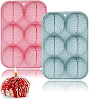 Vista 9 de Moldes de silicona espeluznantes de dibujos animados, paquete de 2 moldes de elfo temáticos de Halloween para velas de aromaterapia, pudín