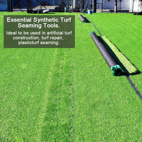 XAVSWRDE Kunstrasen Klebeband Künstliches Grasband 5cmx5m Kunstrasenband Selbstklebend Rasenteppich zur Befestigung von Kunstrasen für den Außenbereich, Garten, Rasen, Teppich (grün)