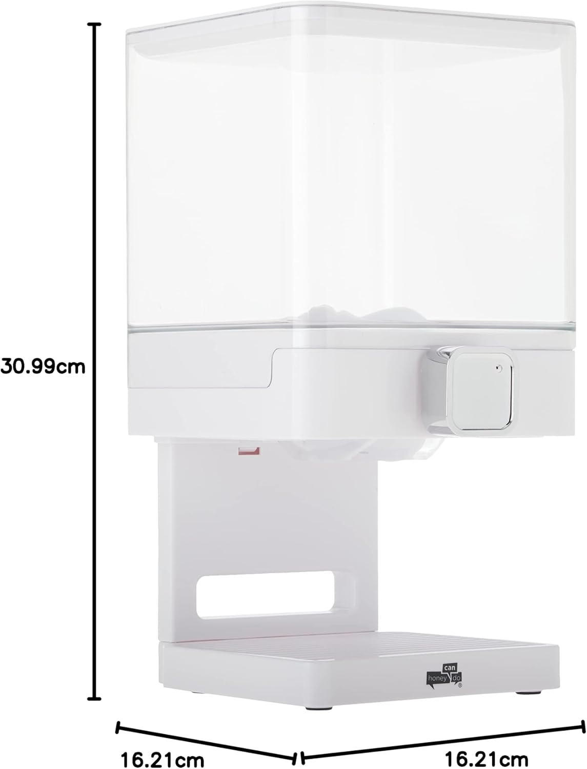 Honey-Can-Do Distributeur Bambou Compact: Rangement Élégant & Écologique pour Cuisine - Image détaillée