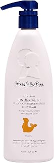 Noodle & Boo Kinder 3-in-1 Baby Shampoo Conditioner Body Wash - Hypoallergenic for Sensitive Eczema-Prone Skin