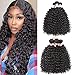 Beauty Forever Hair 8A Malaysian Jerry Curly Hair Weave 3 Bundles 100% Unprocessed Human Virgin Hair Deals Natural Color 95-100g (18 20 22)