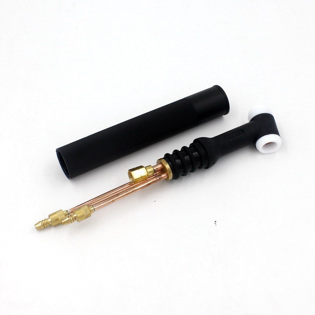 PLAXCON WP-18F TIG Welding Torch Body Flexible Torch Head Water Cooled TIG Torch 350A Flex TIG Torch | Water-Cooled TIG Welding Torch WP-18F Series with Flexible Neck 350A Capacity for TIG Applications