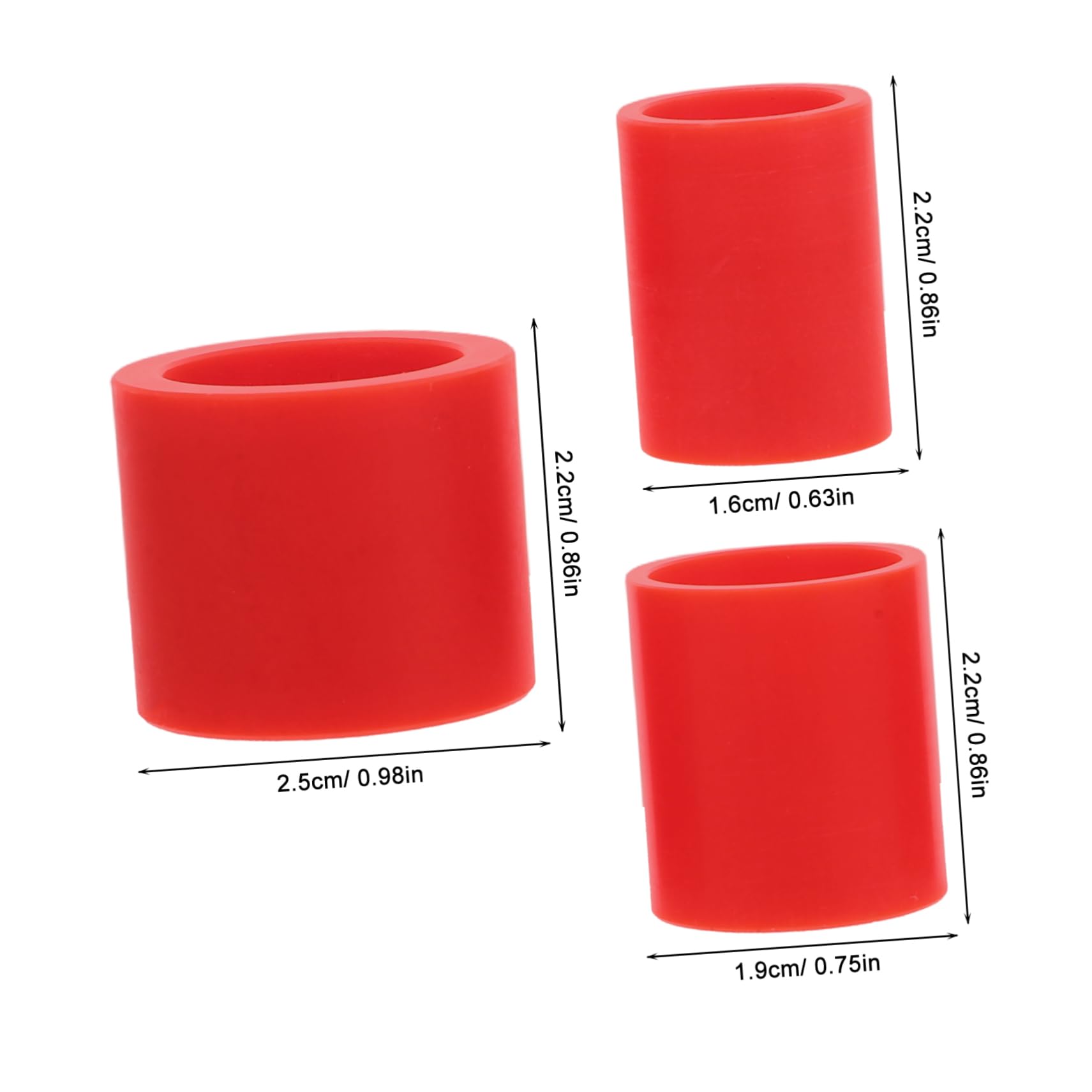 MUCKLILY 3pcs Wheel Spindle Reducer for Bench Grinder Arbor Pilot Adapters Plastic Arbor Shank Reducers for Sanding Grinding