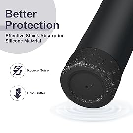 Alwenid 2PCS Silicone Water Bottle Boot for Owala 24oz, Anti-Slip Protective Sleeve Bottom Bumper Protector for FreeSip, Twist, and Flip Stainless Steel Water Bottles