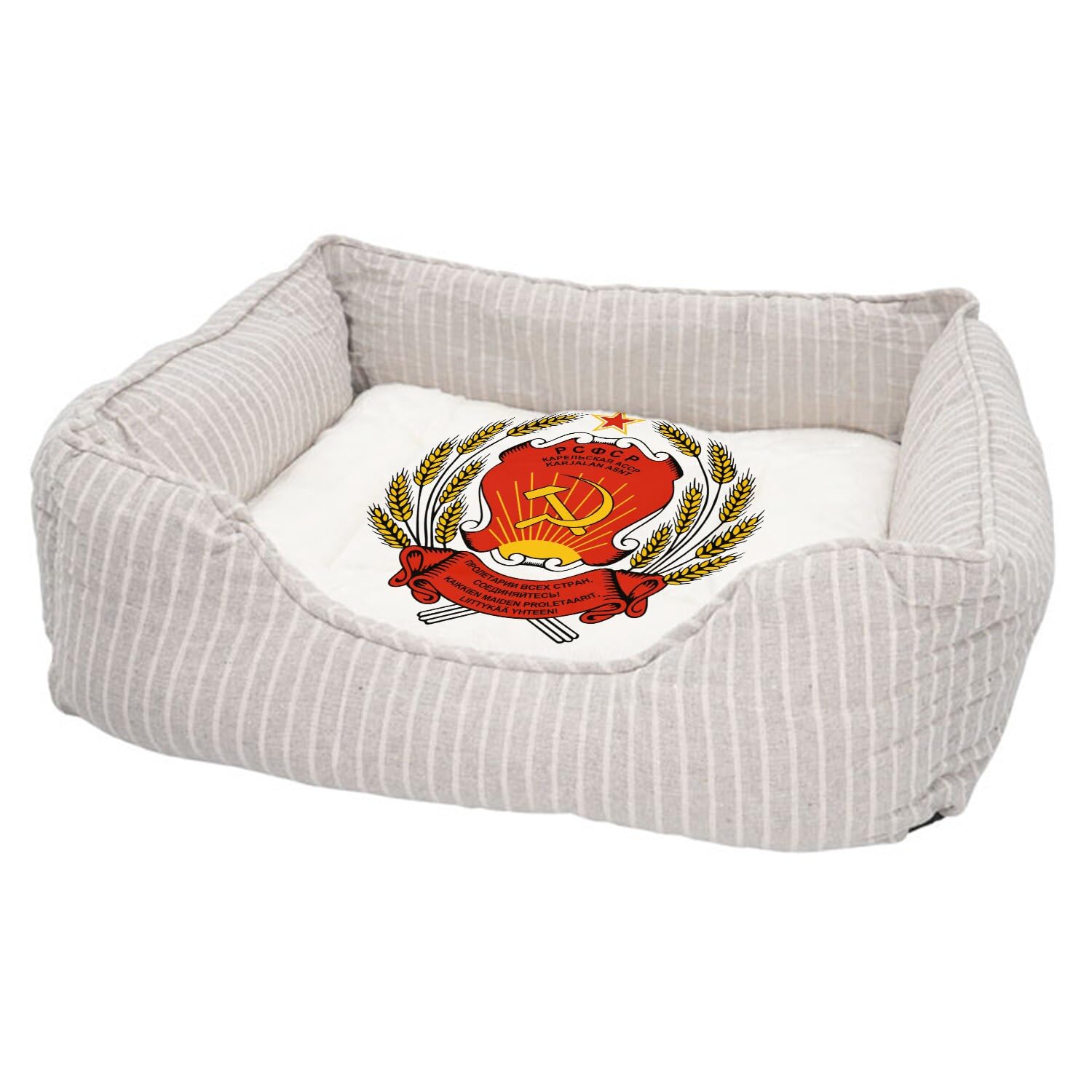Panier pour chien URSS avec coussin lavable et base antidérapante