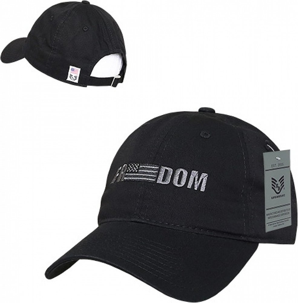 Relaxed Graphic Cap, Freedom 1, Black 2