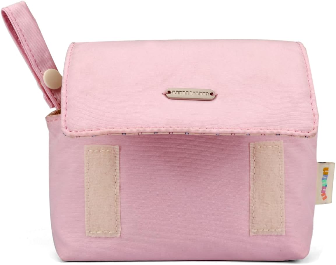 Small Camera Bag Protective Pouch Digital Camera Case Travel Compact Camera Holder with Pocket for Accessories SD Card (Pink) - Image 4