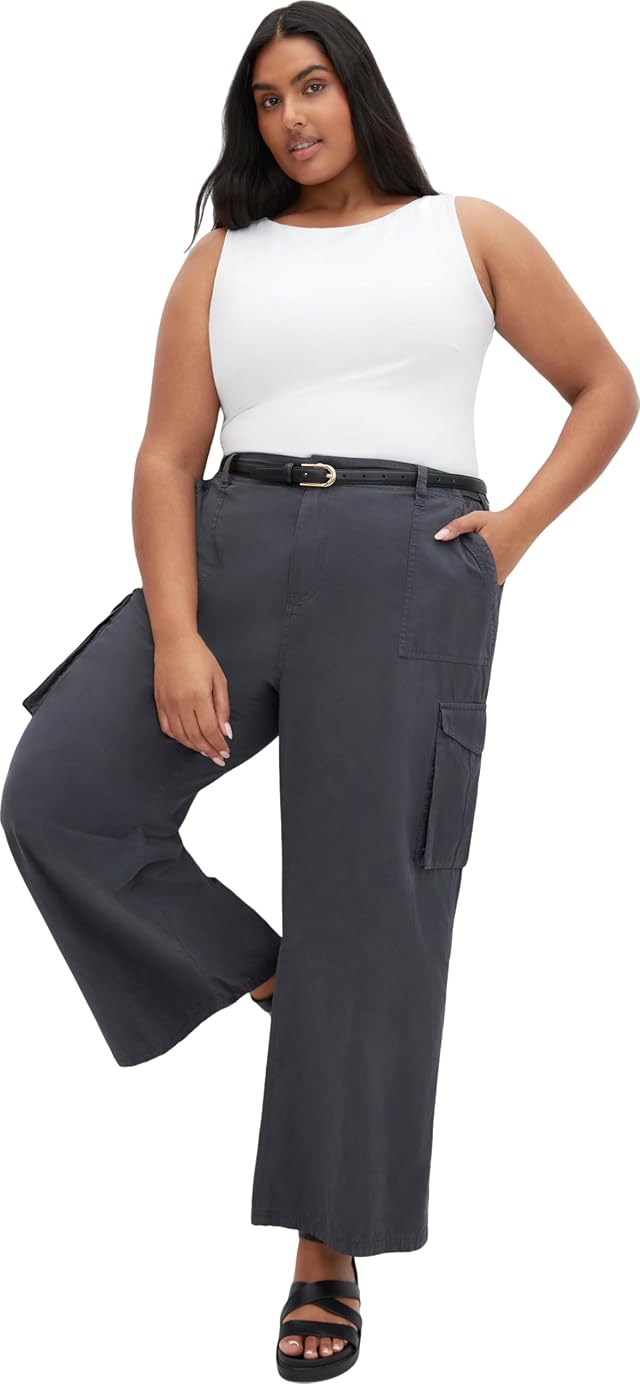 City Chic Womens Plus Size Mia Cargo Pant