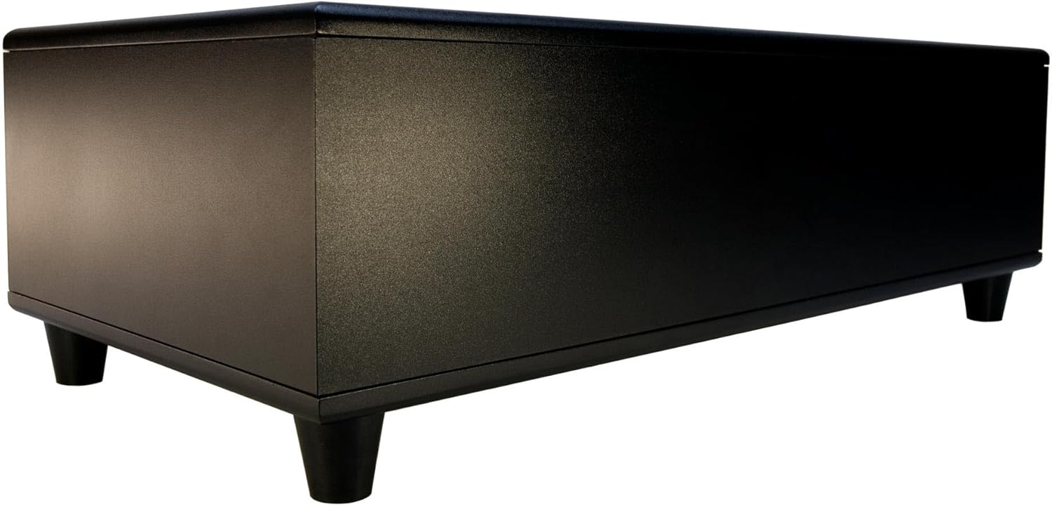 Earthquake Sound CP-8 Couch Potato - 300W Peak Powered 8-Inch Slim Home Theater Subwoofer with Down-Firing Bass Reflex Enclosure Design (Black Laminate, Single)