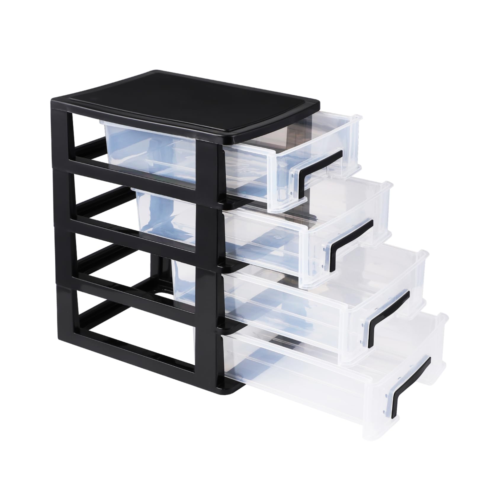 3 Tier Mini Plastic Storage Drawers (Pack Of 2) | Home, Kitchen
