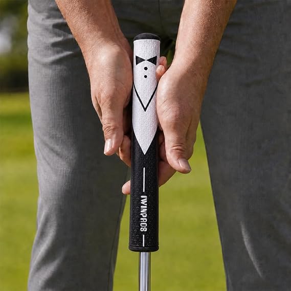 iWinpros Putter Grip Size 3.0, Lightweight Golf Putter Grips, Textured Comfort Design for Superior Control, Anti-Slip Pattern Polyurethane Grips for Golf