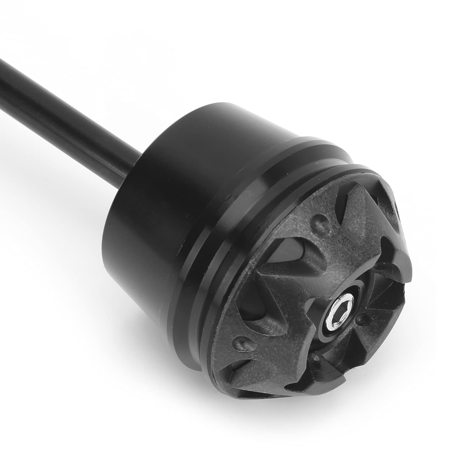 Aramox Protezione Forcella Ruota, Slider Crash Anteriore e Posteriore Nero Compatibile MT07 FZ07 XSR700 2013-2020