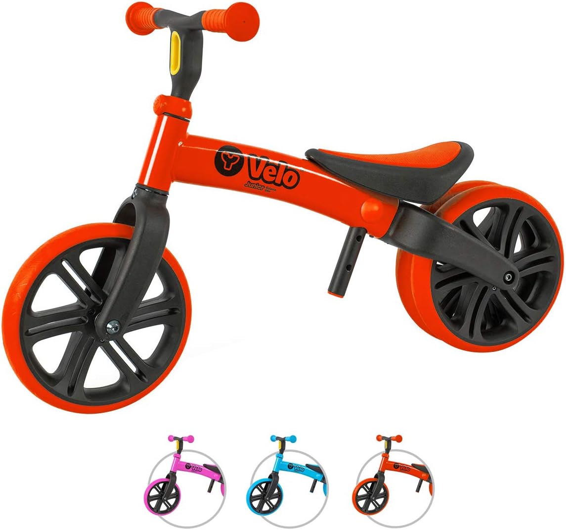 Yvolution Y Velo Junior Toddler Bike | No-Pedal Balance Bike | Ages 18 Months to 4 Years (red New), Small : Toys & Games