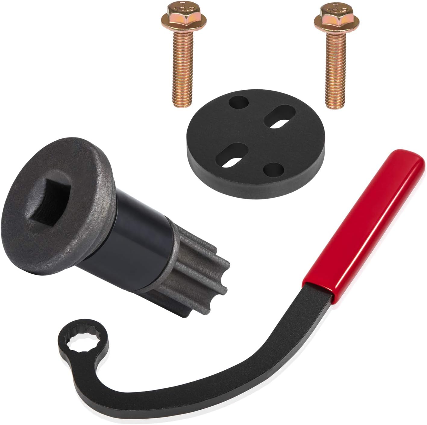 Injection Pump Gear Puller & Cummins Engine Barring/Rotating Tool & 13mm Injection Pump and Idle Nut Wrench Tool for 1989-2002 Dodge Ram Cummins Diesel Engines Bosch VE P7100 VP44 4BT 6BT IP