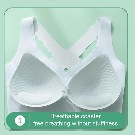 Powerful Lifting & Shaping Bra for Women Seamless Wireless Supportive Push up Comfortable Crisscross Postural Correction Bra