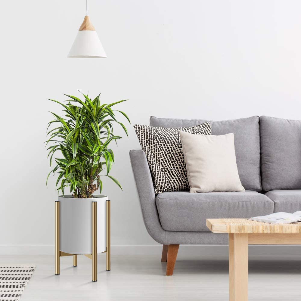 The Craft House Plant Stand, Metal Plant Stands for Indoor Plants Pot, Planter Stand Mid Century Stable Stylish Corner Plant Stand for Outdoor, Gold (B0B8WDLY1S) Amazon Price History, Amazon Price Tracker