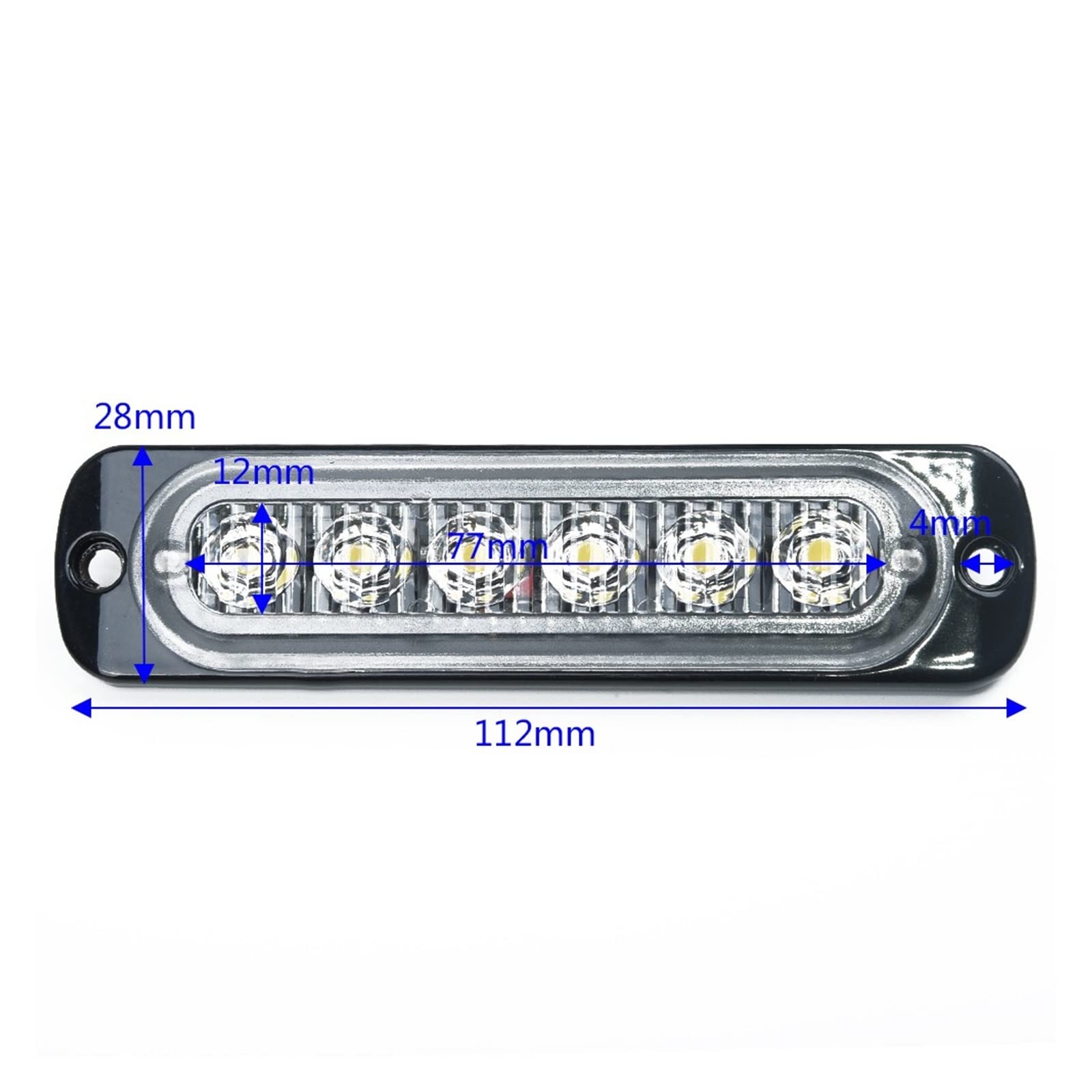 Blocchi luci antinebbia 12V-24V 6 - Light Bar Lampada Da Lavoro Guida Fendinebbia Spot Beam Offroad SUV 4WD Auto Car Boat Truck ATV - Fari 18W