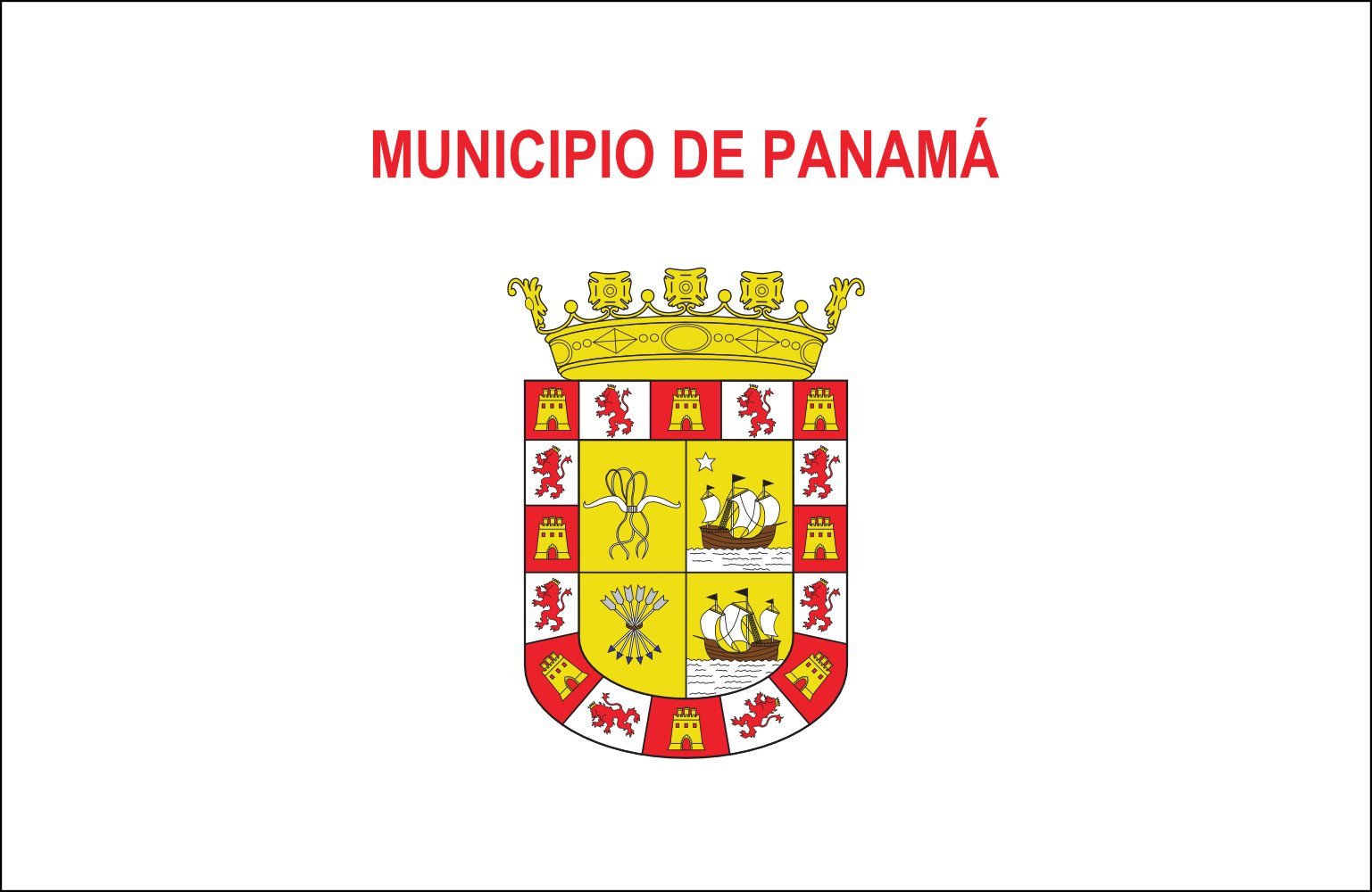 Ciudad de Panamá vector design de drapeau large haute définition