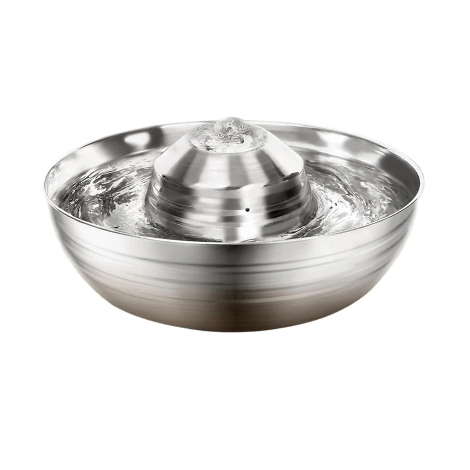 2-Liter Indoor Pet Water Fountain with Quiet Pump and Replaceable Filter for Cats and Dogs