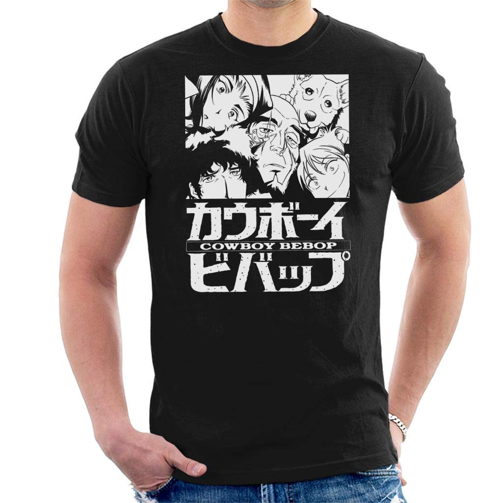 Cowboy Bebop Crew Men's T-Shirt Black