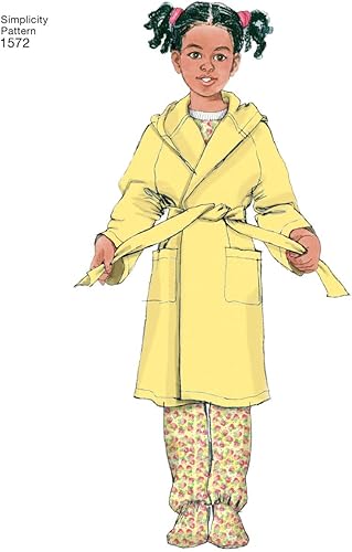 Miniatura 7 de Simplicity 1572 Patrones de costura para niños y niñas, tallas 3-6