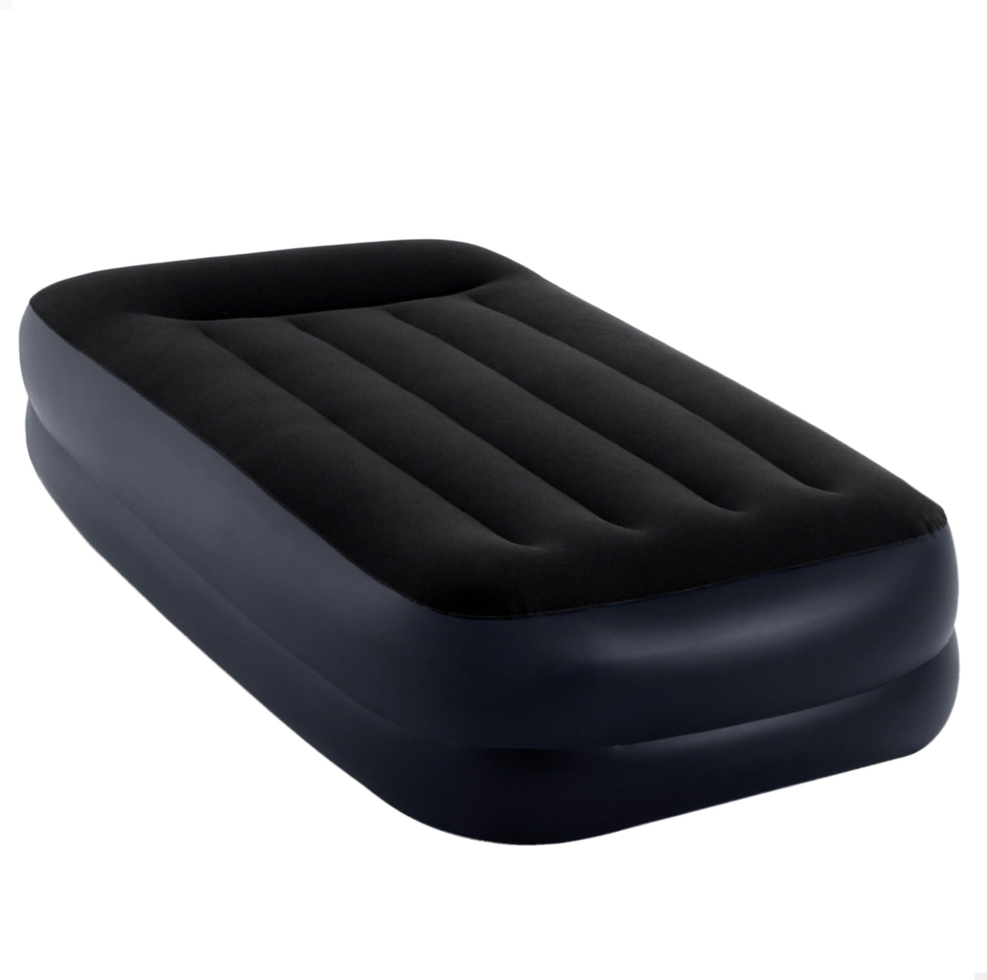 Outsunny Matelas Autogonflant 2 Personnes – Confort 10 Cm D’épaisseur, Pliable Avec Sac, 195x138 Cm, Bleu Marine