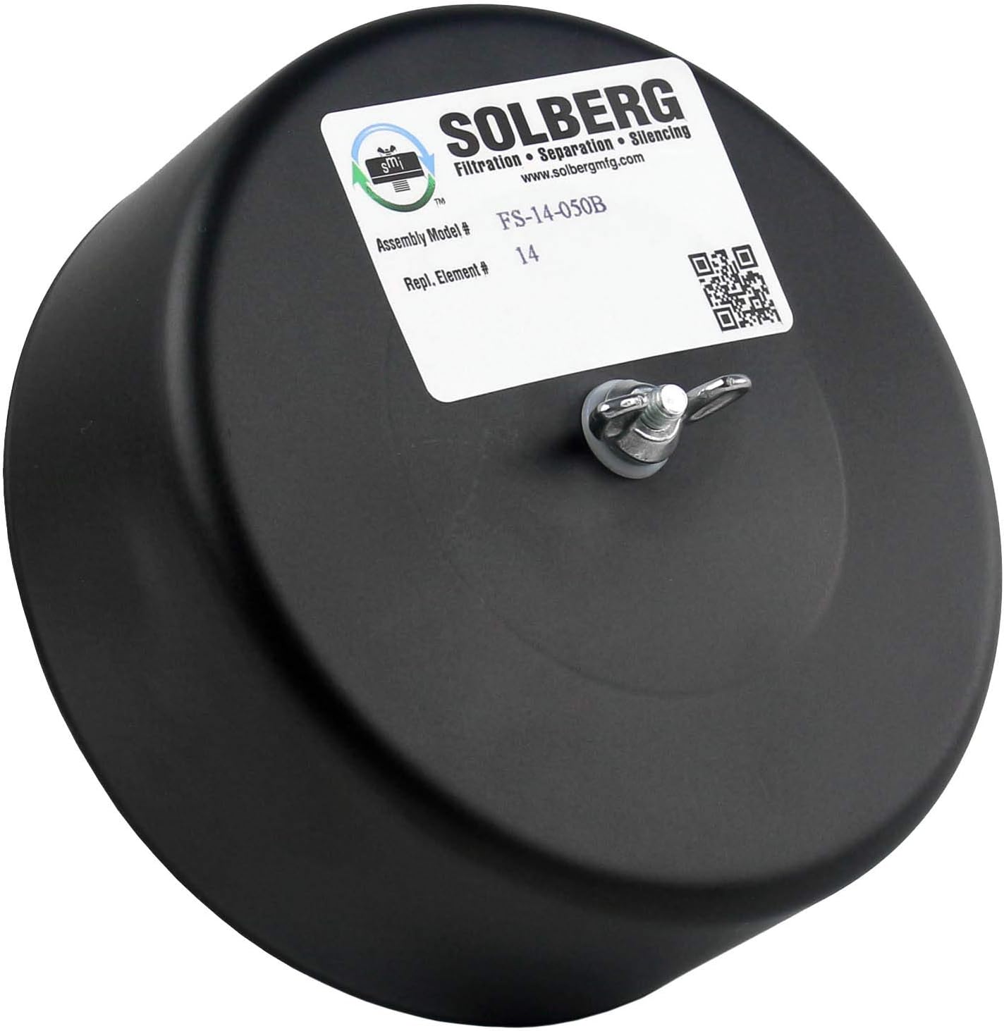 1/2" Compressor Air Intake Filter Silencer Housing Replacement Paper Element Solberg FS-14-050