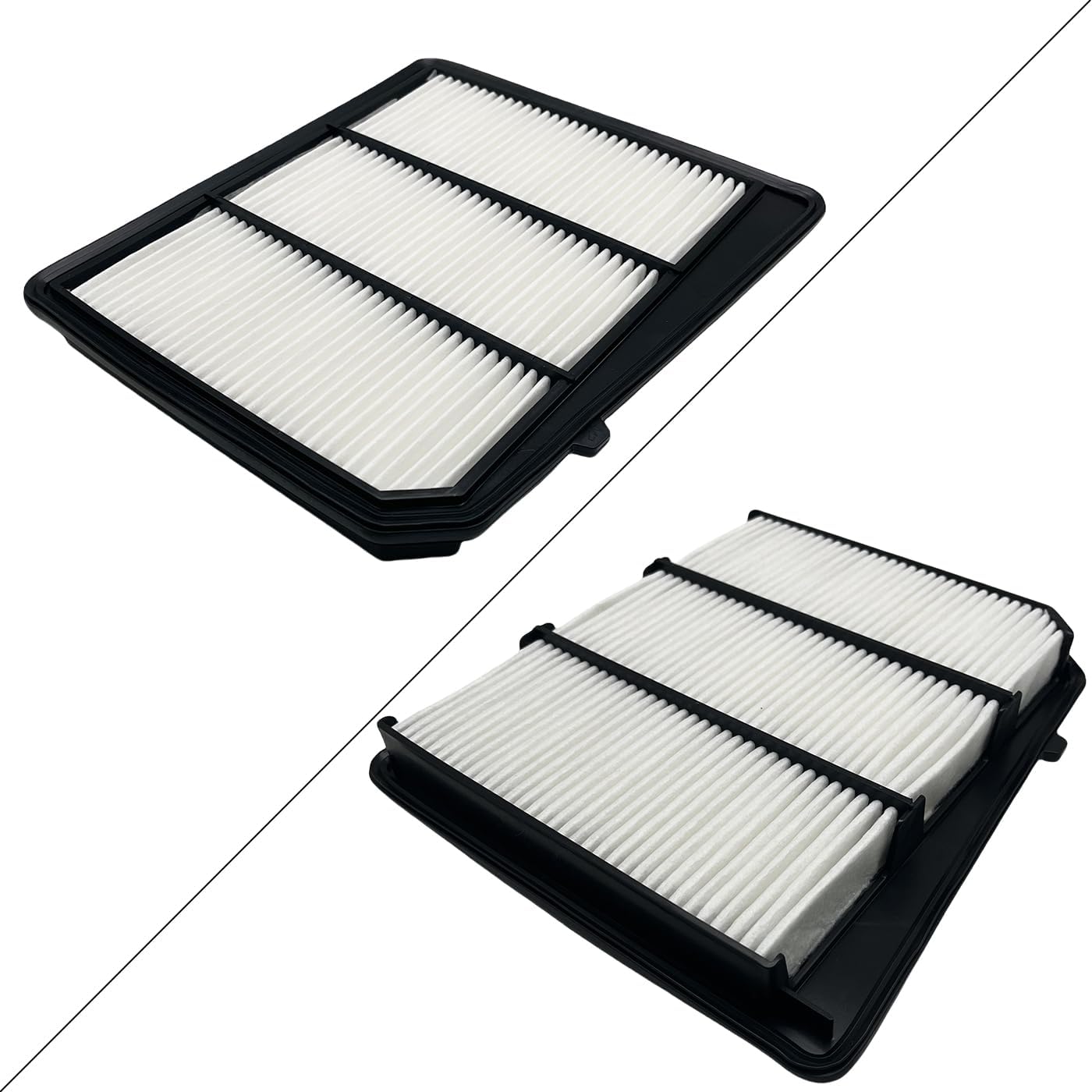 Engine & Cabin Air Filter Fit for 2017-2024 Nissan Titan V8 5.6L Replace 16546-EZ31A 27277-EG025 16546EZ31A 27277EG025