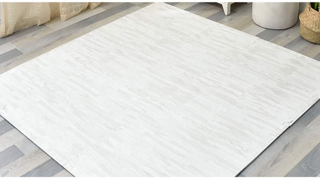 ジョイントマット フチ付 おしゃれ 30 1x24 無地 厚み Eva高品質 防音断熱 安心のノンホル 転倒防止 サイドパーツ付き 振動吸収 床暖房対応 子供部屋 ペットマット フロアマット プレイマット キッズ ベビー 白 赤ちゃ マット 厚手 公式サイト