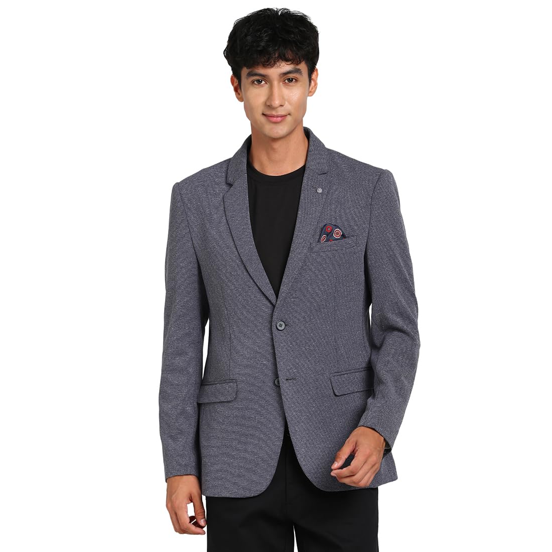 turtle Men's Single Breasted Tailored Blazer-picture-53